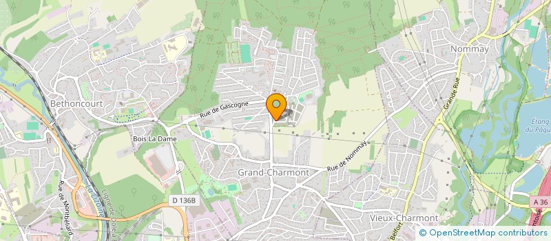 localisation de l'entreprise MADAME CICEK COP  GRAND-CHARMONT