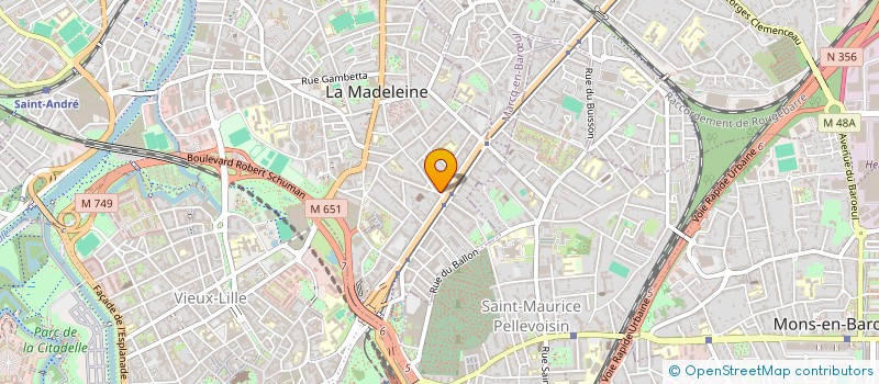 localisation de l'entreprise MADAME CIDALIA MOREIRA MARQUES RIBEIRO à LA MADELEINE