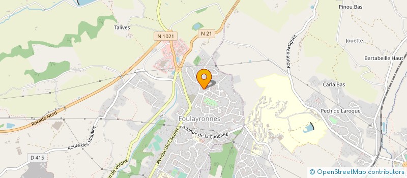 localisation de l'entreprise MADAME CIDALIA NOGUEIRA à FOULAYRONNES