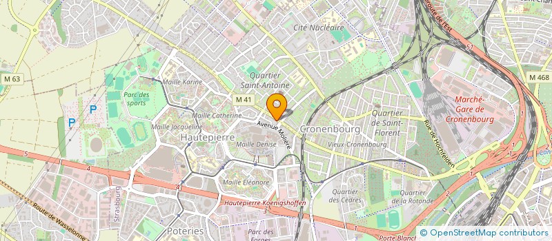 localisation de l'entreprise MADAME CIGDEM GUR à STRASBOURG