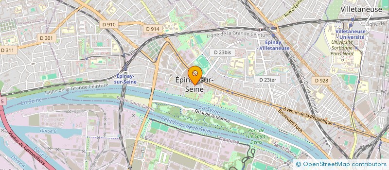 localisation de l'entreprise MADAME CIHAME MALIH à EPINAY-SUR-SEINE