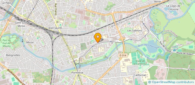 localisation de l'entreprise MADAME CILIA GODARD  LE MANS