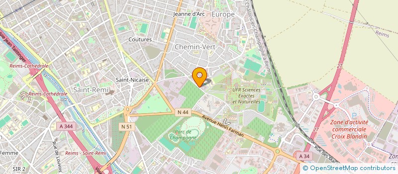 localisation de l'entreprise MADAME CILIA OURDJA  REIMS