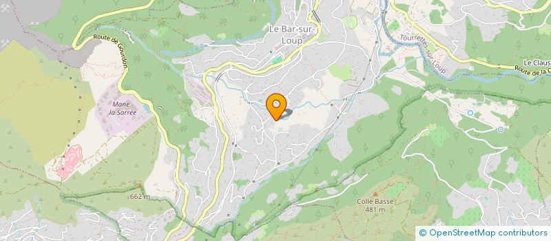localisation de l'entreprise MADAME CILLESA OLTMANS à LE BAR-SUR-LOUP