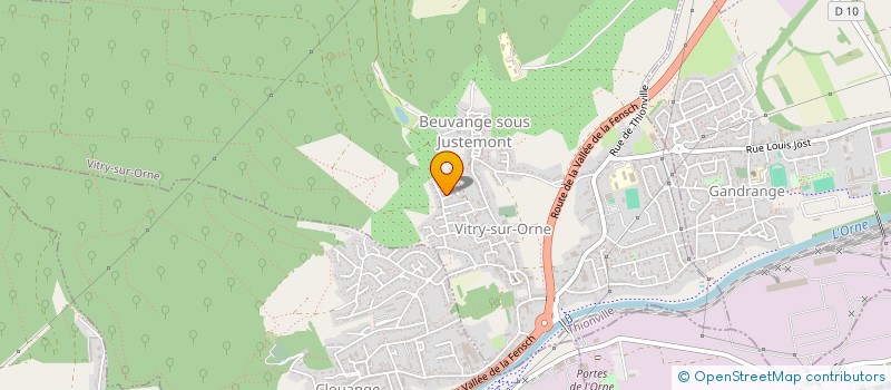 localisation de l'entreprise MADAME CILOHE CLOS  VITRY-SUR-ORNE