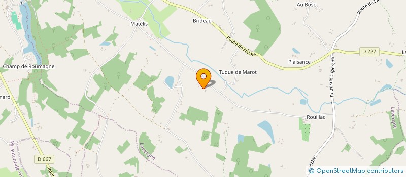 localisation de l'entreprise MADAME CINAEL VERDIER  LAVERGNE