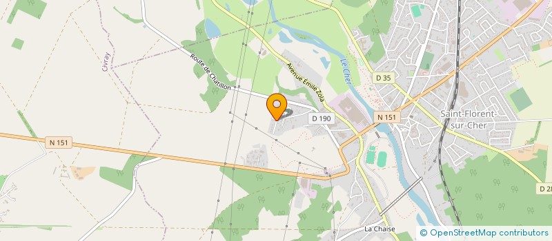 localisation de l'entreprise MADAME CINCIA CHOVEAU  SAINT-FLORENT-SUR-CHER