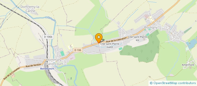 localisation de l'entreprise MADAME CINDEL DINANT à BOULIGNY