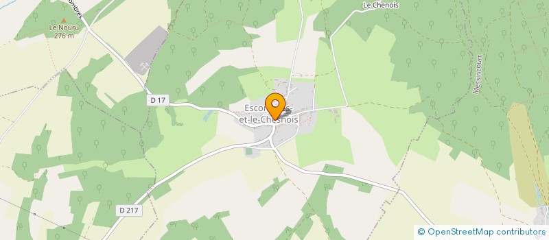 localisation de l'entreprise MADAME CINDEL MARTINELLI à ESCOMBRES-ET-LE-CHESNOIS
