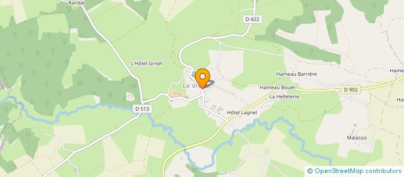 localisation de l'entreprise MADAME CINDELLE QUENAULT  BRICQUEBEC-EN-COTENTIN