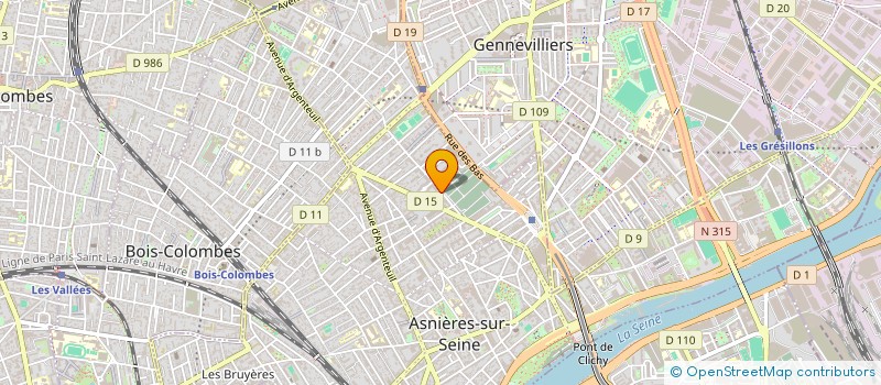 localisation de l'entreprise MADAME CINDERELLA DUNKAN  ASNIERES-SUR-SEINE