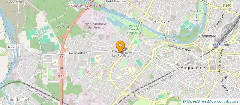 localisation de l'entreprise MADAME CINDERELLA MORISSONNAUD à ANGOULEME