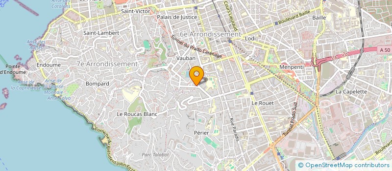 localisation de l'entreprise MADAME CINDI MAHJOUB  MARSEILLE