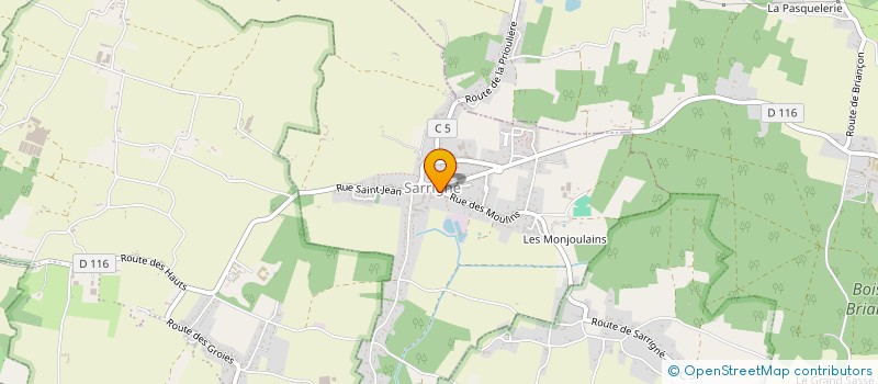 localisation de l'entreprise MADAME CINDIE HOCDE  SARRIGNE