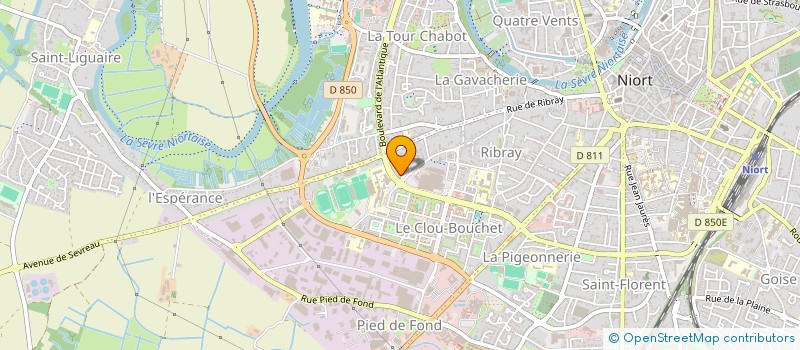 localisation de l'entreprise MADAME CINDIE JOUSSEAUME à NIORT
