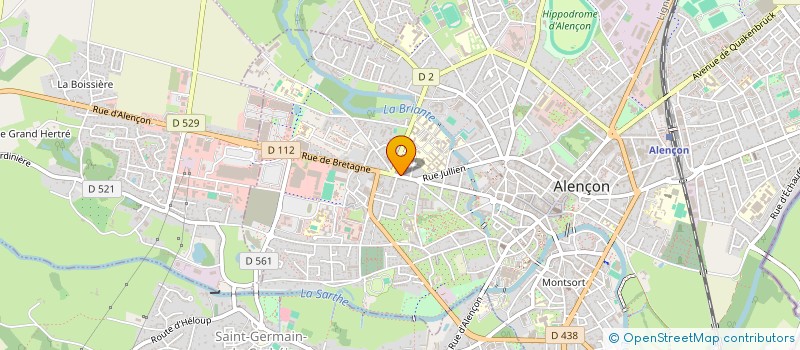 localisation de l'entreprise MADAME CINDIE MOUSSEL à ALENCON