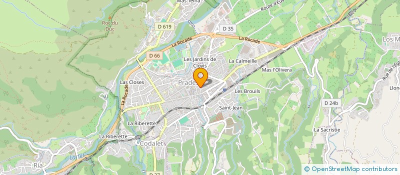 localisation de l'entreprise MADAME CINDY ABABSA  PRADES