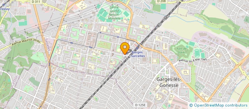 localisation de l'entreprise MADAME CINDY ABORAAH  SARCELLES