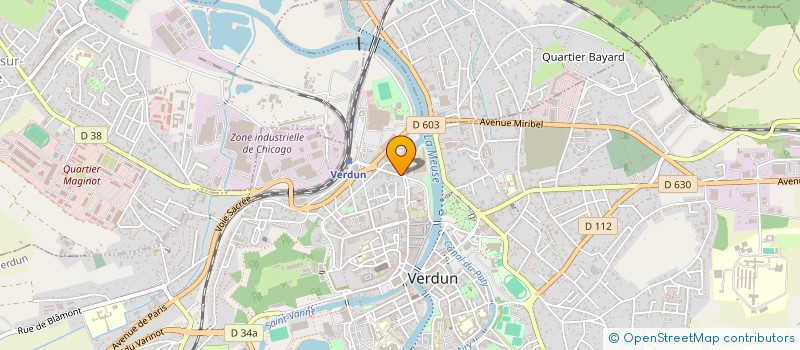 localisation de l'entreprise MADAME CINDY ADOLPHE  VERDUN