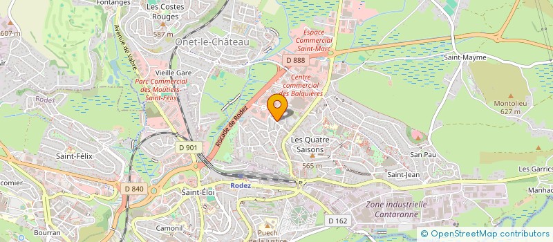 localisation de l'entreprise MADAME CINDY ALDUC  ONET-LE-CHATEAU