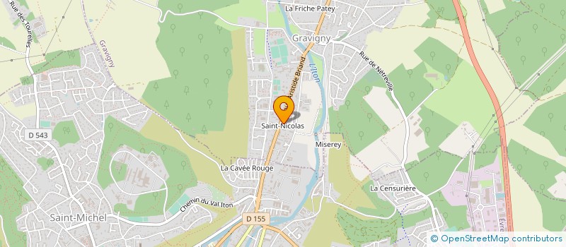 localisation de l'entreprise MADAME CINDY ALLARD à GRAVIGNY