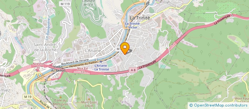 localisation de l'entreprise MADAME CINDY ALOCCO  LA TRINITE