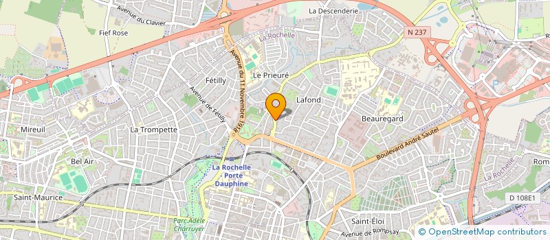 localisation de l'entreprise MADAME CINDY ALPOIM  LA ROCHELLE