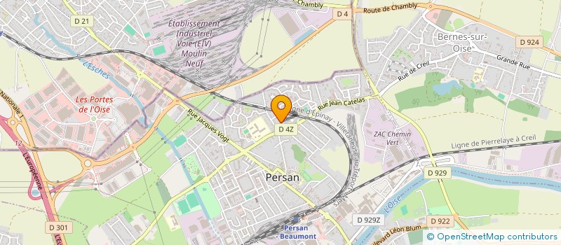 localisation de l'entreprise MADAME CINDY AMMON  PERSAN