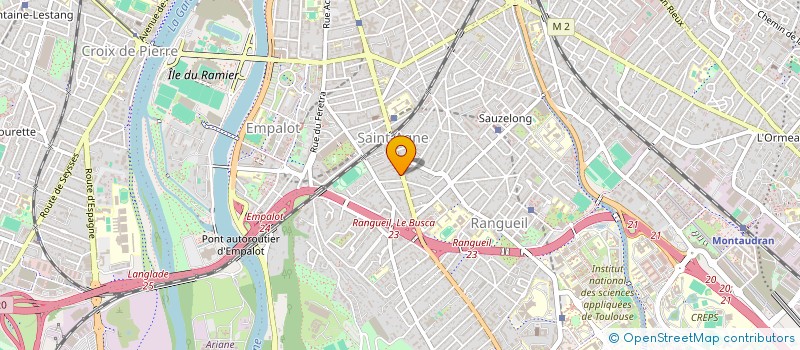 localisation de l'entreprise MADAME CINDY ANDRE  TOULOUSE