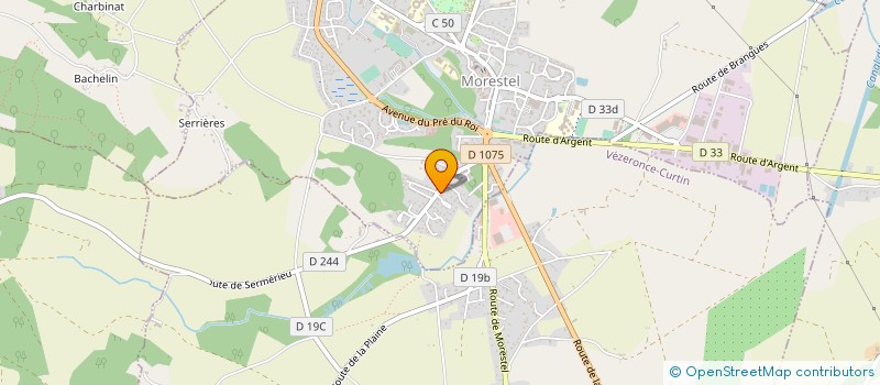 localisation de l'entreprise MADAME CINDY ANDREO  BOURGOIN-JALLIEU