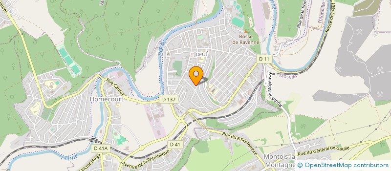 localisation de l'entreprise MADAME CINDY ANDRES  JUF