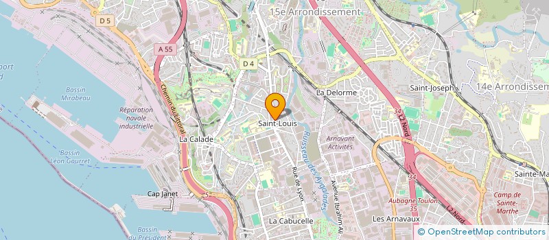 localisation de l'entreprise MADAME CINDY ANFRIANI  MARSEILLE
