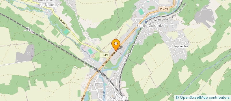 localisation de l'entreprise MADAME CINDY ARNOUX  SAINTE-COLOMBE