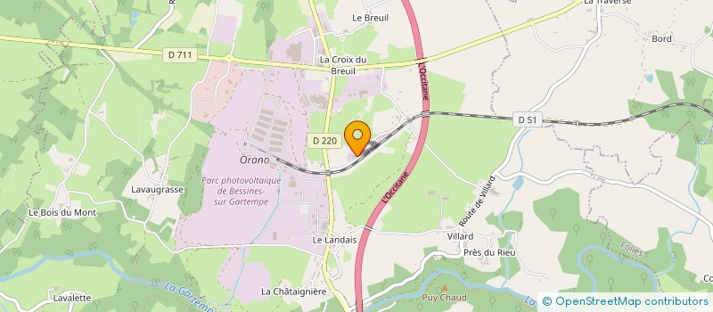 localisation de l'entreprise MADAME CINDY-AUDE SEPTIER  BESSINES-SUR-GARTEMPE