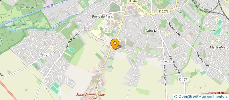 localisation de l'entreprise MADAME CINDY BACQUET à CAMBRAI