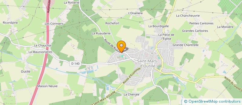 localisation de l'entreprise MADAME CINDY BAILLOT  SAINT-MARS-D'OUTILLE