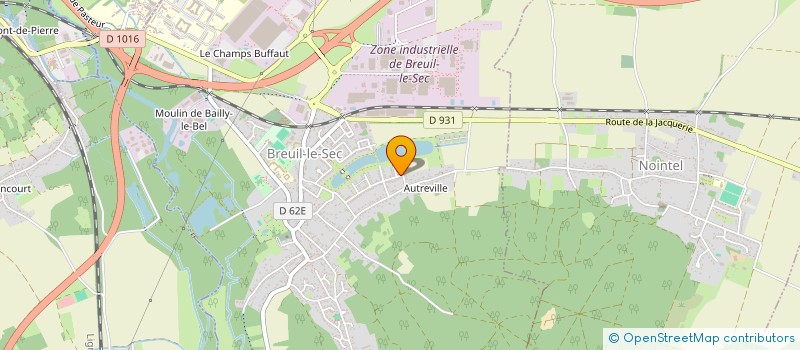 localisation de l'entreprise MADAME CINDY BARRIER à BREUIL-LE-SEC