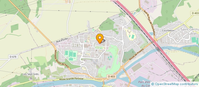 localisation de l'entreprise MADAME CINDY BARTHE  MONTEREAU-FAULT-YONNE