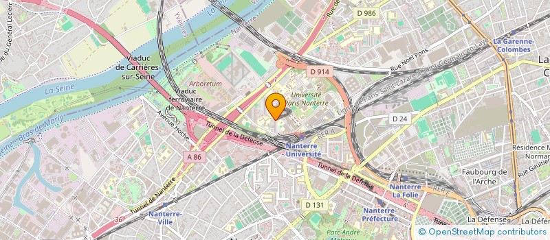 localisation de l'entreprise MADAME CINDY BASILE  NANTERRE