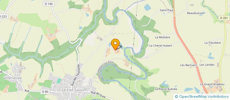 localisation de l'entreprise MADAME CINDY BASNEVILLE à BEAUPREAU-EN-MAUGES