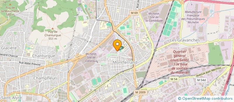 localisation de l'entreprise MADAME CINDY BAZETOUX  CLERMONT-FERRAND