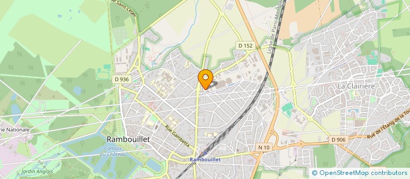 localisation de l'entreprise MADAME CINDY BEAUJARD à RAMBOUILLET