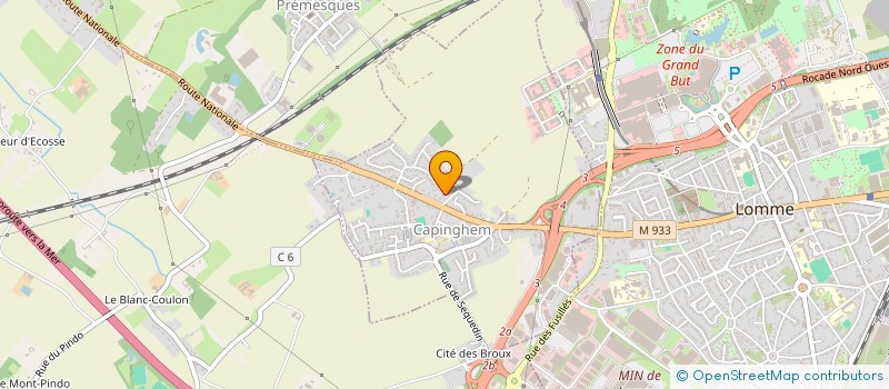 localisation de l'entreprise MADAME CINDY BELLENS à LILLE