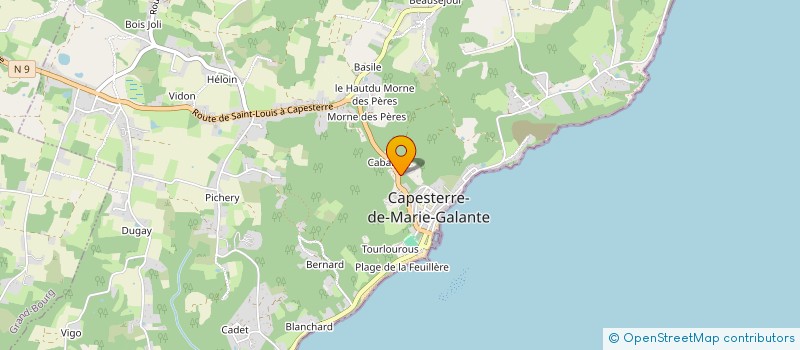 localisation de l'entreprise MADAME CINDY BELY à CAPESTERRE-DE-MARIE-GALANTE