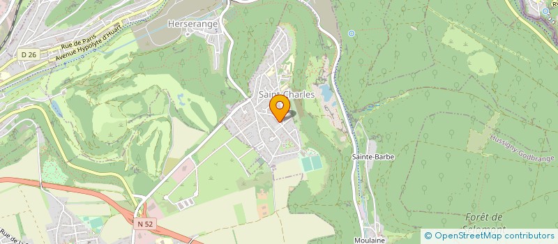 localisation de l'entreprise MADAME CINDY BERARD  HAUCOURT-MOULAINE