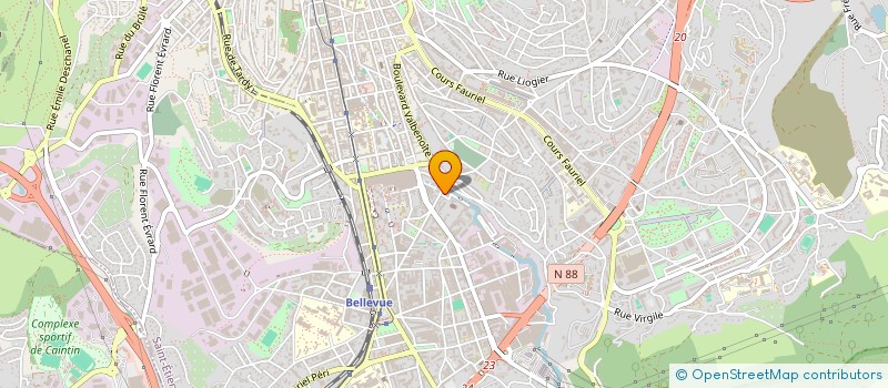 localisation de l'entreprise MADAME CINDY BERGER  SAINT-ETIENNE