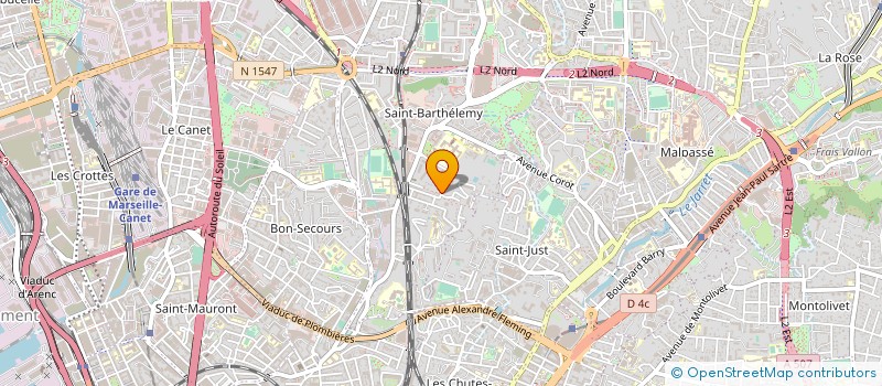 localisation de l'entreprise MADAME CINDY BERKAT à MARSEILLE