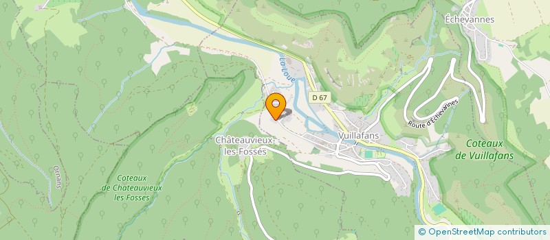 localisation de l'entreprise MADAME CINDY BERNARD  VUILLAFANS