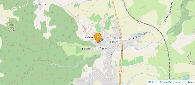 localisation de l'entreprise MADAME CINDY BERNARD  MARCILLY-LE-CHATEL