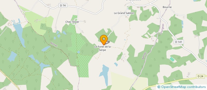 localisation de l'entreprise MADAME CINDY BERNARD à NONAC